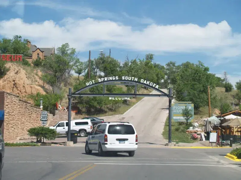 Car Shipping From and To Hot Springs South Dakota