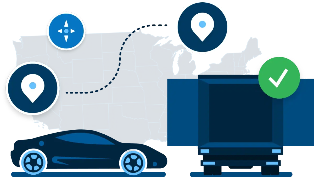 Enclosed auto transport
